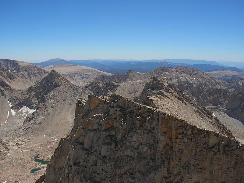 Mt Whitney, Looking south from the summit!