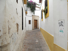 alley in Cordoba, Spain