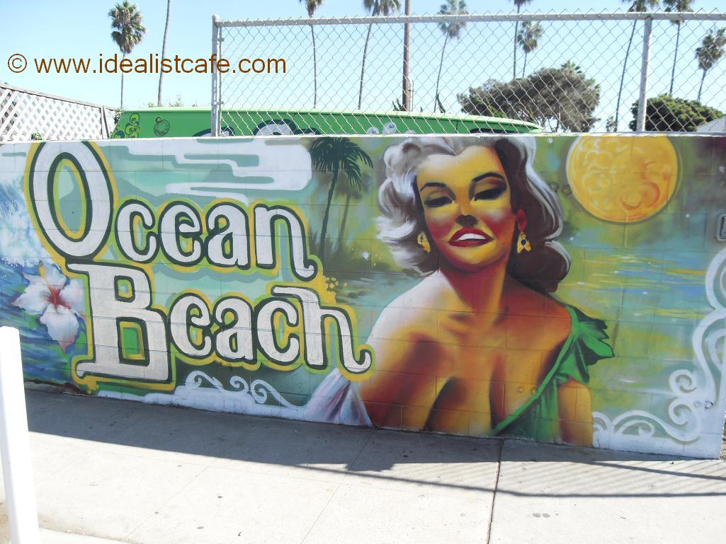 Seedless graffiti, Ocean Beach, San Diego, California
