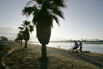 San Diego River bike path