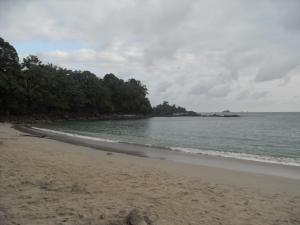 One of the many beautiful beaches at Manuel Antonio