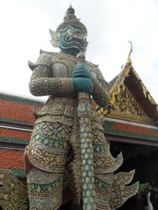 Giant Demon guard at Grand Palace