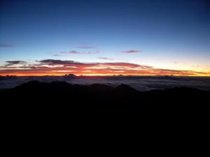 Haleakala waiting for sunrise