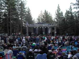 Beer and Blues Festival stage, Mammoth Lakes
