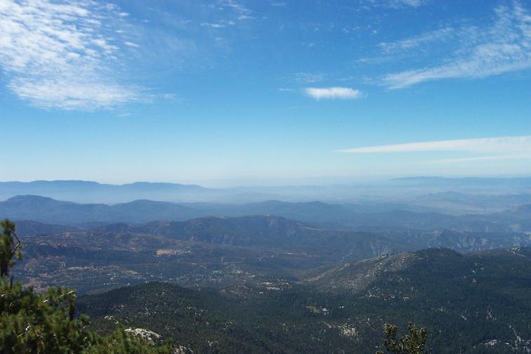 Looking east from peak