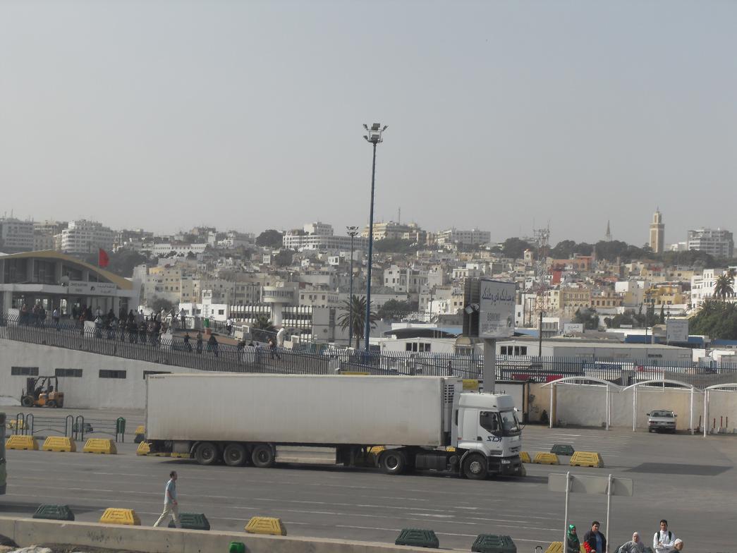 Ferry port Tangier, Morocco