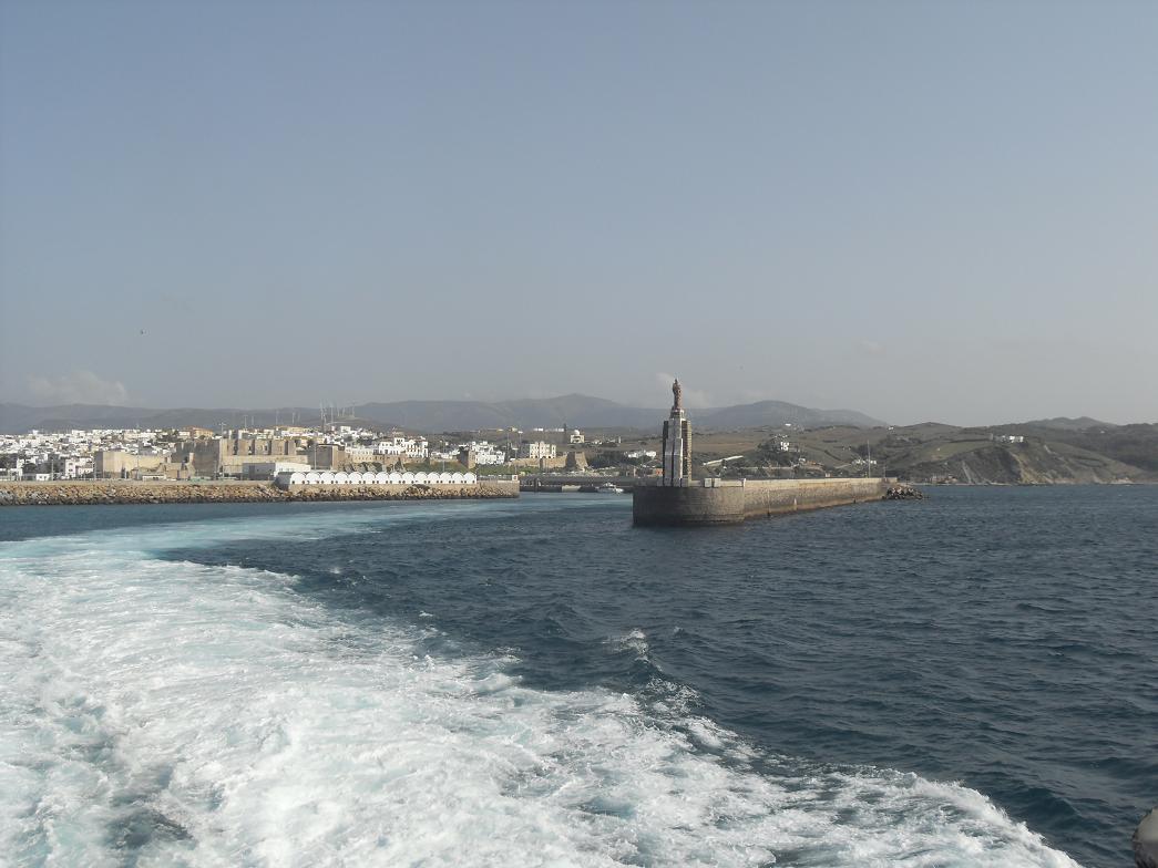 Ferry to Tangier Morocco leaving Tarifa