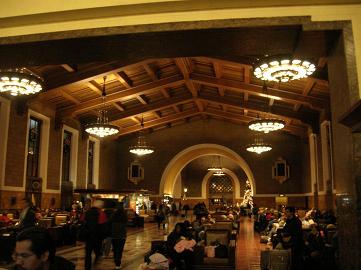 Inside Union Station, Los Angeles