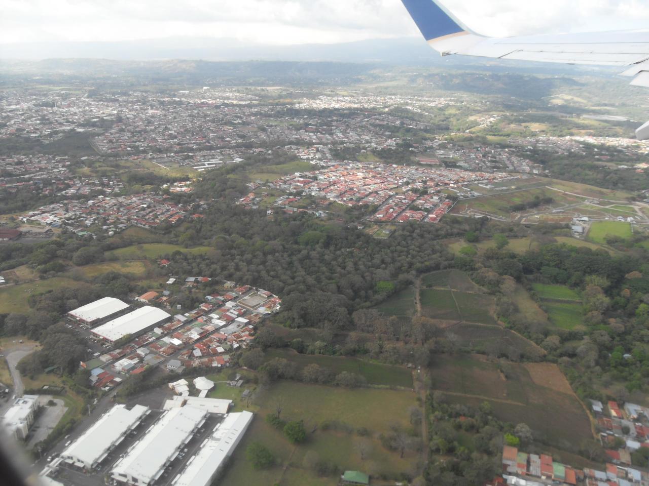 San Jose from the airplane