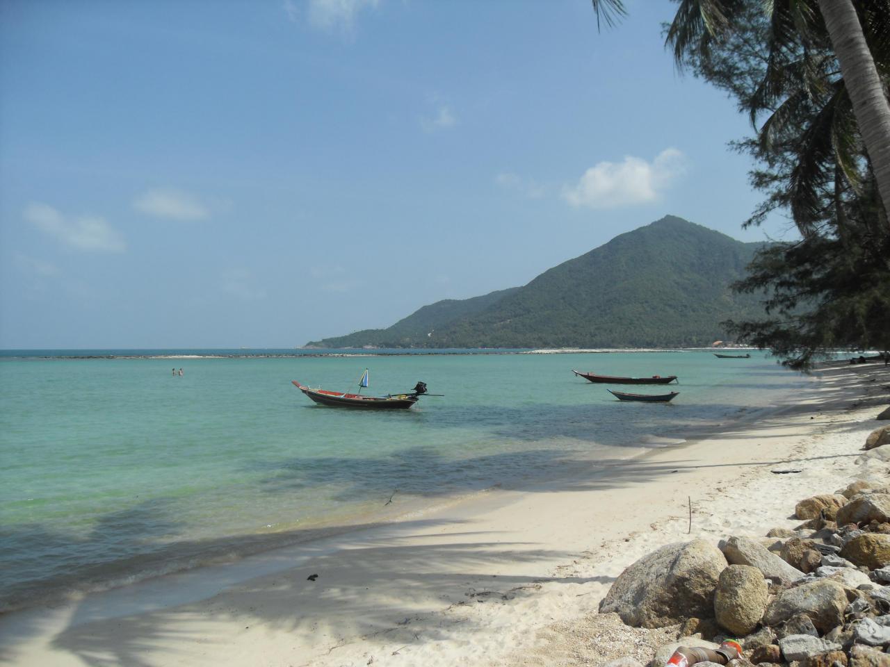 Ao Chalok Lam, we found a beautiful beach