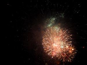 New Years Full Moon Party Fireworks