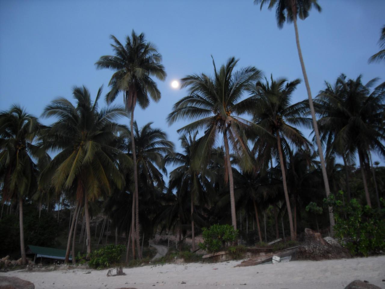 Almost full moon, Koh Phangan