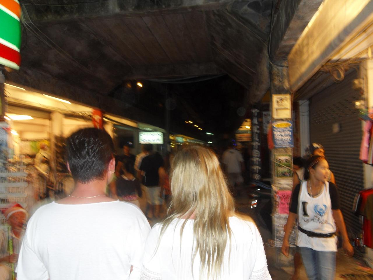 In Haad Rin leaving Full Moon Party