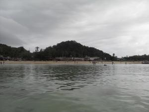 Looking into the beach from water, Koh Phi Phi