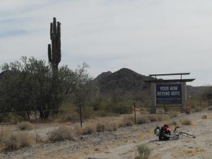 Your now beyond Hope. Arizona. Spelling error and all.