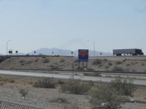 Now entering Arizona by bicycle