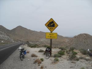 Before a 15 mile descent into Imperial Valley ... on the freeway
