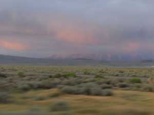 Somewhere near Lone Pine, heading to Mammoth